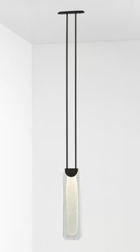 FIZI SLAB - LED blown glass pendant lamp by Articolo Studio - view 3